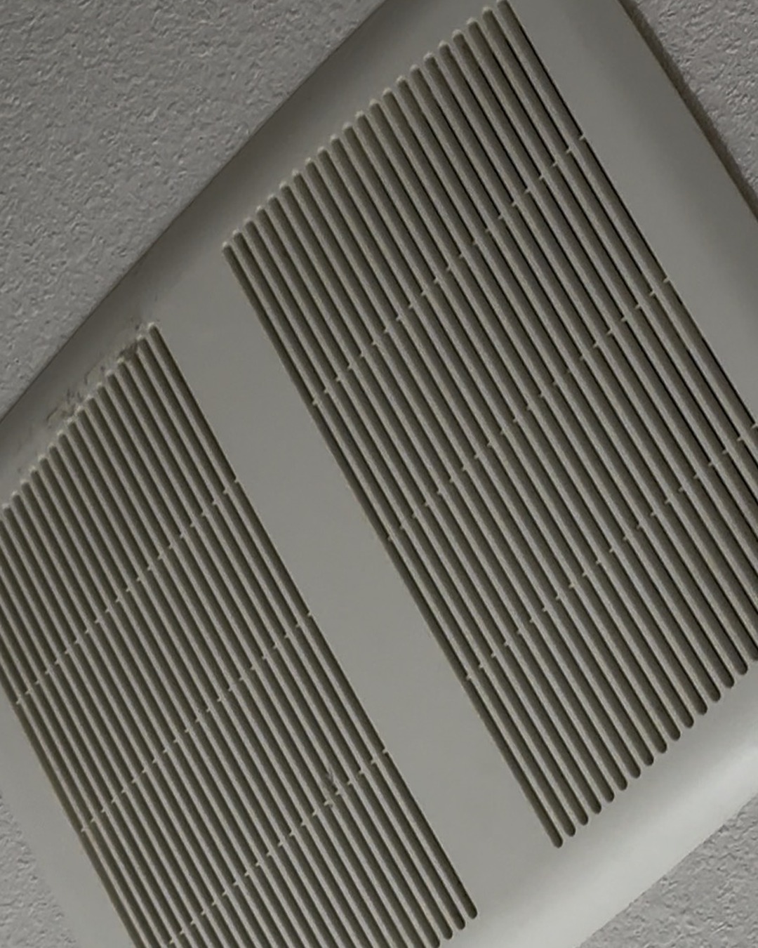 After — The same interior vent before and after cleaning by Clean Route Systems